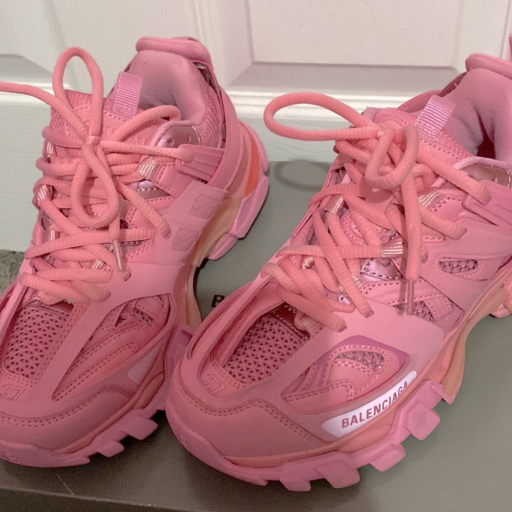 Balenciaga Track Trainers- Pink- Women’s 7